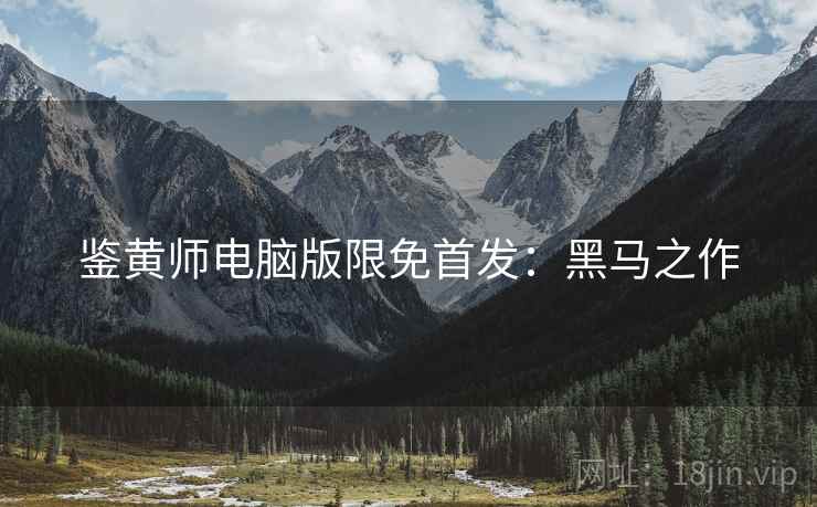 鉴黄师电脑版限免首发：黑马之作