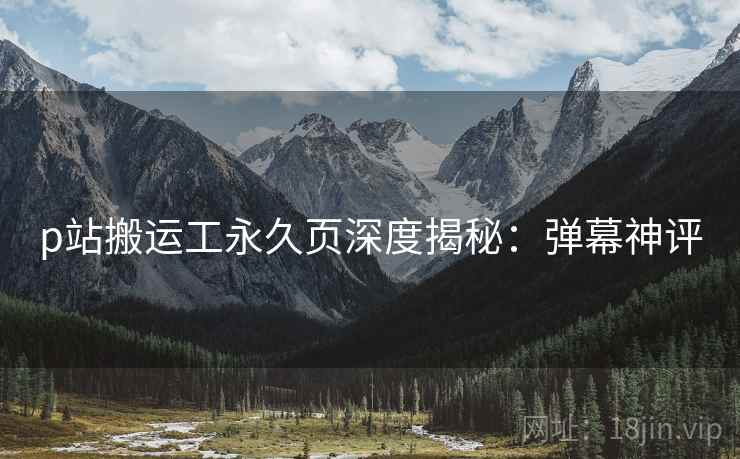 p站搬运工永久页深度揭秘：弹幕神评